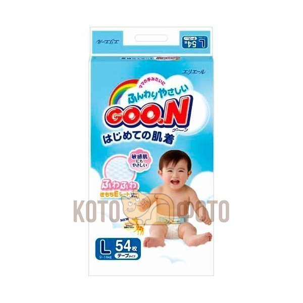 Подгузники Goo.N L (9-14 кг) 54 шт
Подгузники Goo.N L (9-14 кг) 54 шт