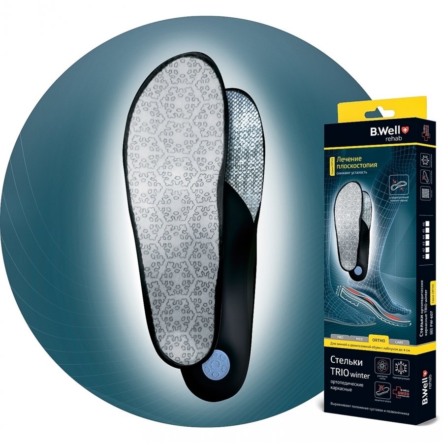 Стельки B.Well FW-607 серо-голубые р.39
Стельки B.Well FW-607 серо-голубые р.39