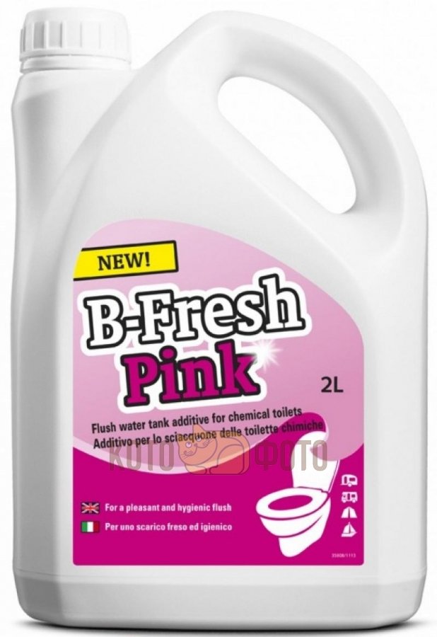 Туалетная жидкость Thetford B-Fresh Pink 2л
Туалетная жидкость Thetford B-Fresh Pink 2л