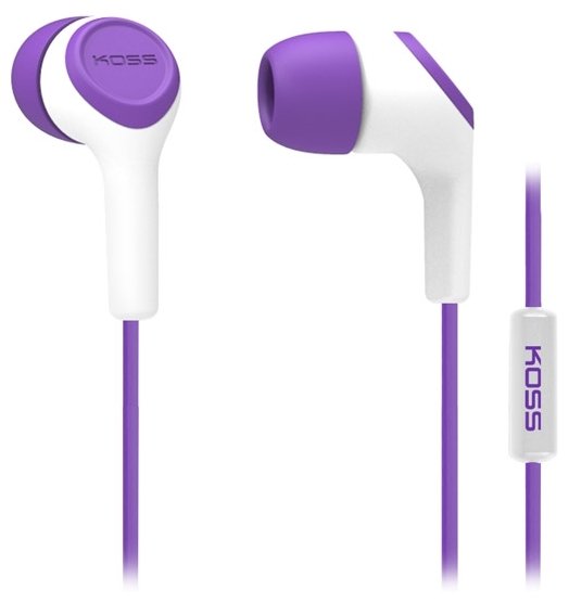 Наушники Koss KEB15i Violet, Фиолетовый
Наушники Koss KEB15i Violet, Фиолетовый