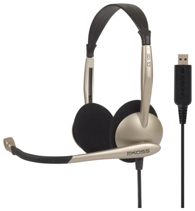 Наушники Koss CS-100 USB, Черный
Наушники Koss CS-100 USB, Черный