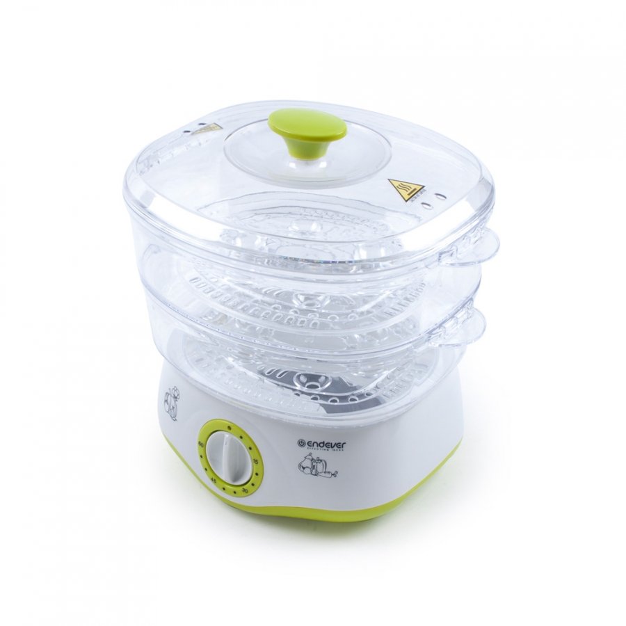 Пароварка Endever Vita-161 (белый/зеленый, мощность 800 Вт,объем 4 л, 2 уровня готовк
Пароварка Endever Vita-161 (белый/зеленый, мощность 800 Вт,объем 4 л, 2 уровня готовк