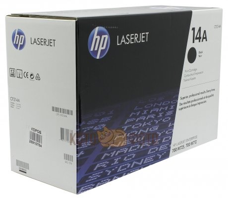   HP 14A CF214A   HP LJ 700/M712 (10000.)<br> HP LJ 700/M712.  - 10000 . : .<br>
