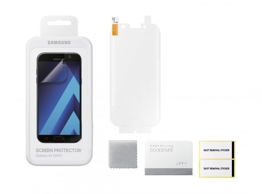 Защитная пленка для экрана Samsung ET-FA720CTEGRU для Samsung Galaxy A7 2017 прозрачная
Защитная пленка для экрана Samsung ET-FA720CTEGRU для Samsung Galaxy A7 2017 прозрачная