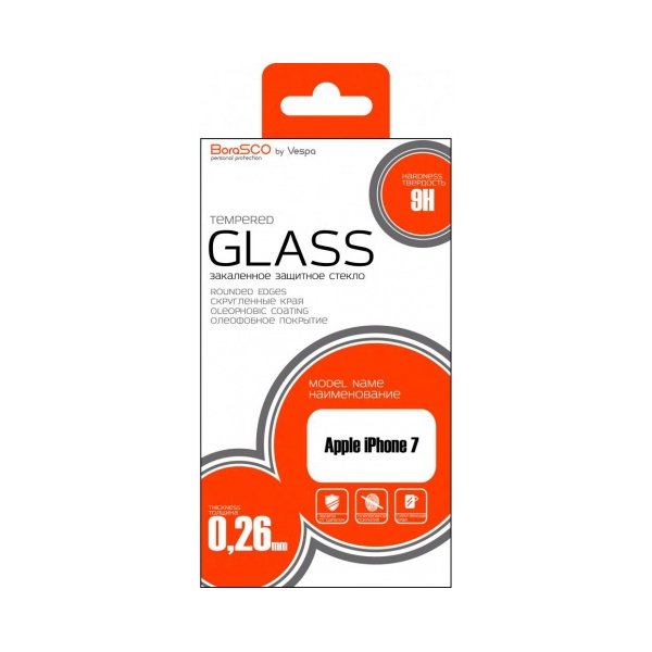 Защитное стекло BoraSCO 0,26 мм для Apple iphone 7, iphone 8
Защитное стекло BoraSCO 0,26 мм для Apple iphone 7, iphone 8