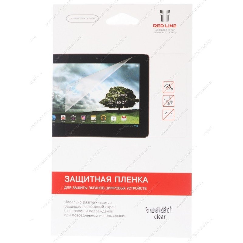 Пленка защитная Red Line для SAMSUNG Galaxy Tab A 9.7
Пленка защитная Red Line для SAMSUNG Galaxy Tab A 9.7