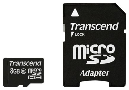Карта памяти Transcend Micro SDHC Card 8GB Class 10 adapter
Карта памяти Transcend Micro SDHC Card 8GB Class 10 adapter