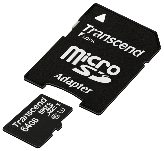 Карта памяти Transcend Micro SDHC Card 64GB class10 U1 w/adapter (TS64GUSDU1)
Карта памяти Transcend Micro SDHC Card 64GB class10 U1 w/adapter (TS64GUSDU1)