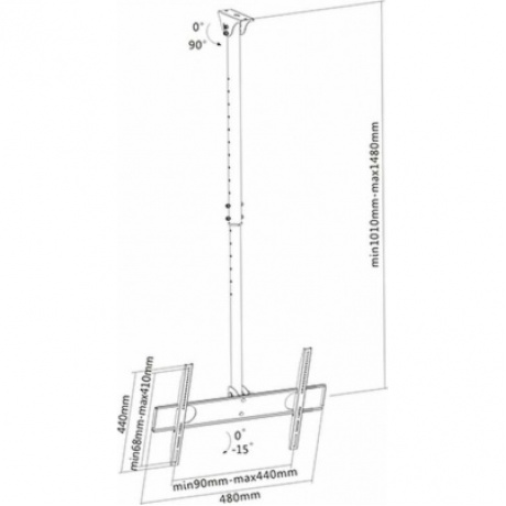 Кронштейн для телевизора Arm Media LCD-1500 черный 26"-65" макс.50кг потолочный наклон
Кронштейн для телевизора Arm Media LCD-1500 черный 26"-65" макс.50кг потолочный наклон