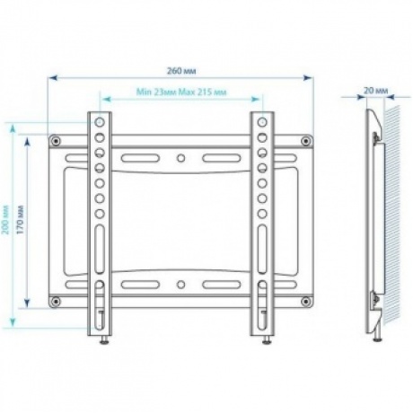 Кронштейн для телевизора Kromax IDEAL-5 белый
Кронштейн для телевизора Kromax IDEAL-5 белый