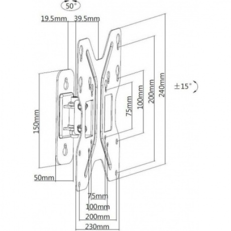 Кронштейн для телевизора Ultramounts UM 863 черный 23"-42" макс.30кг настенный наклон
Кронштейн для телевизора Ultramounts UM 863 черный 23"-42" макс.30кг настенный наклон