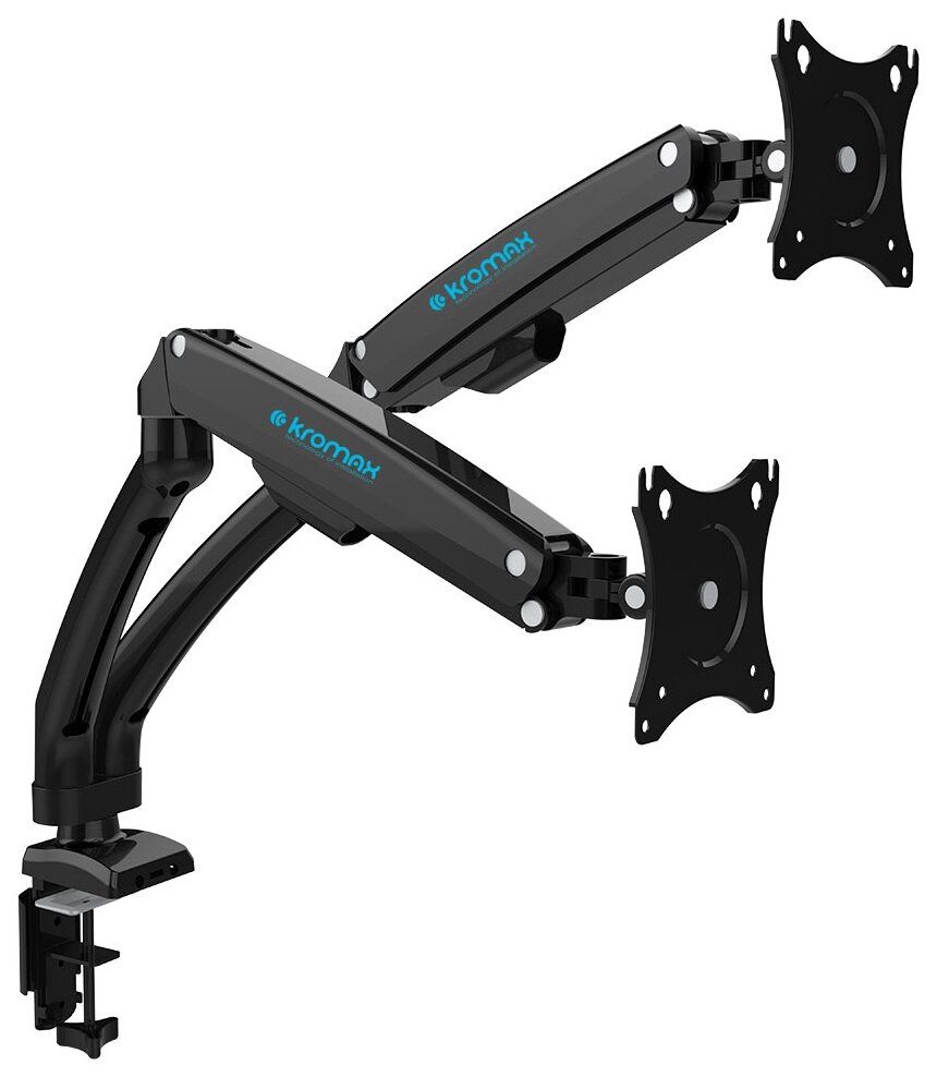 Кронштейн для телевизора Kromax Office-9 15-32' до 16кг Vesa до 100x100 черный для двух мониторов с газовой пружиной
Кронштейн для телевизора Kromax Office-9 15-32' до 16кг Vesa до 100x100 черный для двух мониторов с газовой пружиной