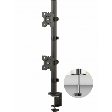 Кронштейн для 2-х мониторов ONKRON/ 13-34" макс. 100*100, струбцина, наклон -45"+45" поворот 180", высота столба 883 мм, макс. нагрузка 2х8кг, вертикальное размещение, черный
Кронштейн для 2-х мониторов ONKRON/ 13-34" макс. 100*100, струбцина, наклон -45"+45" поворот 180", высота столба 883 мм, макс. нагрузка 2х8кг, вертикальное размещение, черный