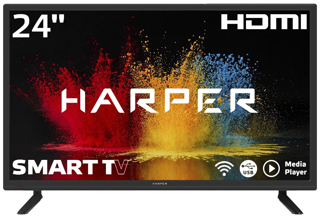Телевизор Harper 24" 24R470TS черный
Телевизор Harper 24" 24R470TS черный