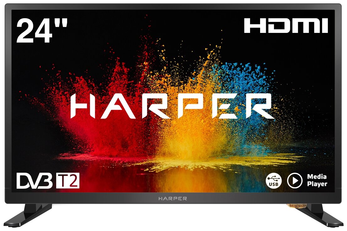 Телевизор Harper 24" 24R575T черный
Телевизор Harper 24" 24R575T черный