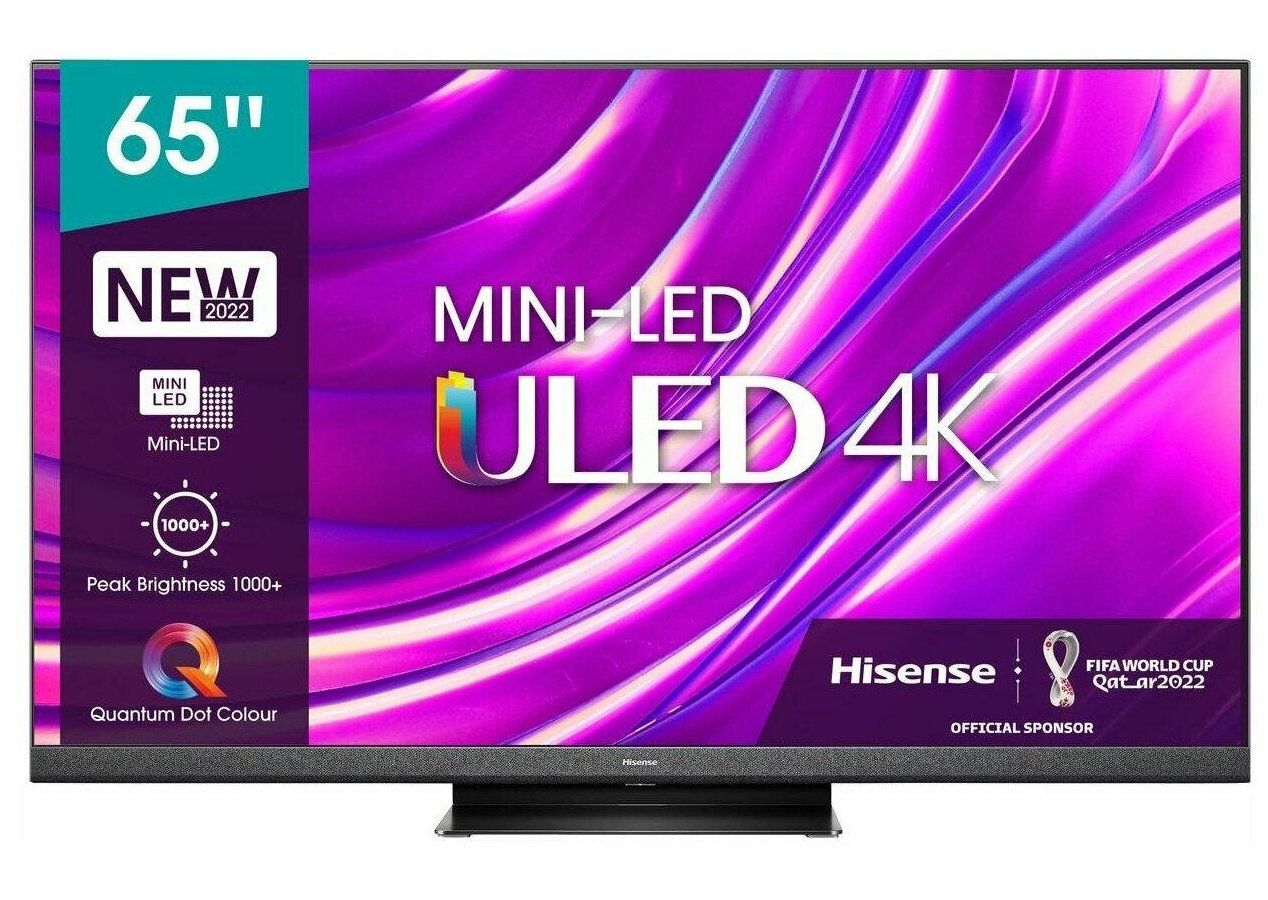 Телевизор Hisense 65" 65U8HQ темно-серый, Черный
Телевизор Hisense 65" 65U8HQ темно-серый, Черный