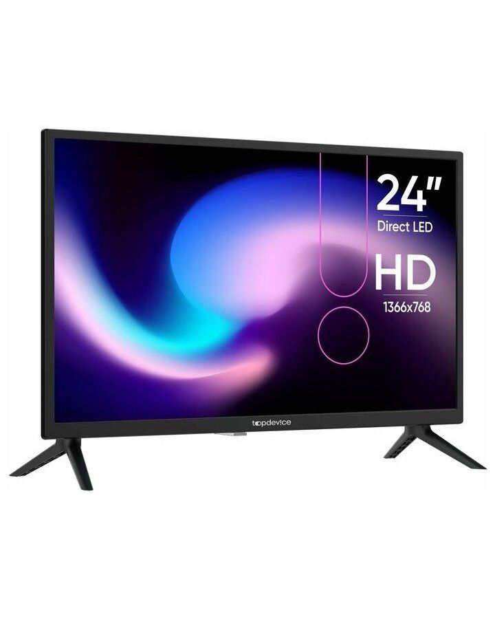Телевизор Topdevice 24" TDTV24BN02H_BK, Черный
Телевизор Topdevice 24" TDTV24BN02H_BK, Черный