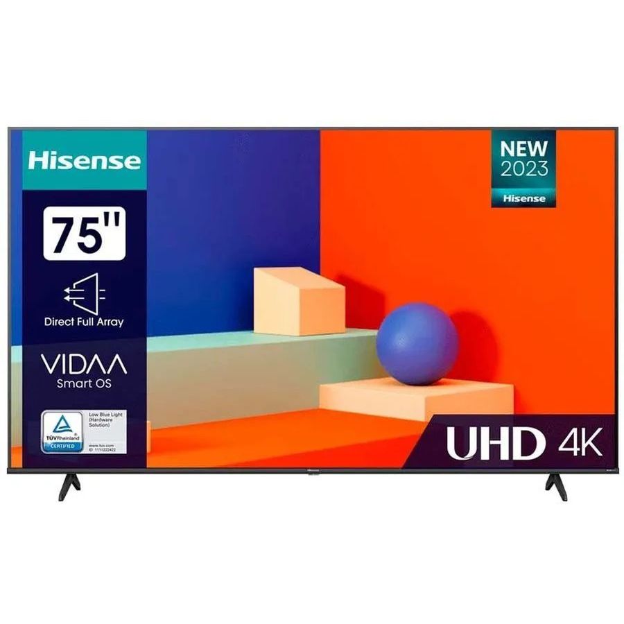 Телевизор Hisense 75A6K черный
Телевизор Hisense 75A6K черный