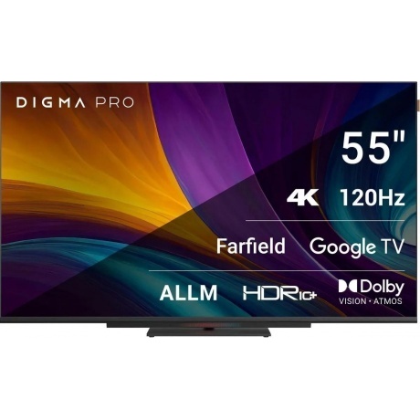 Телевизор Digma Pro UHD 55C Google TV Frameless черный/черный
Телевизор Digma Pro UHD 55C Google TV Frameless черный/черный