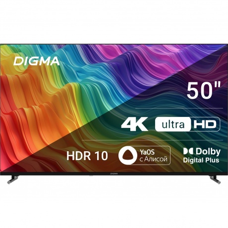 Телевизор LED Digma 50" DM-LED50UBB33 Яндекс.ТВ Frameless Metal черный 4K Ultra HD 60Hz DVB-T DVB-T2 DVB-C DVB-S DVB-S2 USB WiFi Smart TV
Телевизор LED Digma 50" DM-LED50UBB33 Яндекс.ТВ Frameless Metal черный 4K Ultra HD 60Hz DVB-T DVB-T2 DVB-C DVB-S DVB-S2 USB WiFi Smart TV