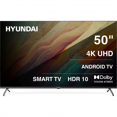 Телевизор LED Hyundai 50" H-LED50BU7009 Android TV Frameless черный 4K Ultra HD 60Hz MEMC DVB-T DVB-T2 DVB-C DVB-S DVB-S2 USB WiFi Smart TV
Телевизор LED Hyundai 50" H-LED50BU7009 Android TV Frameless черный 4K Ultra HD 60Hz MEMC DVB-T DVB-T2 DVB-C DVB-S DVB-S2 USB WiFi Smart TV