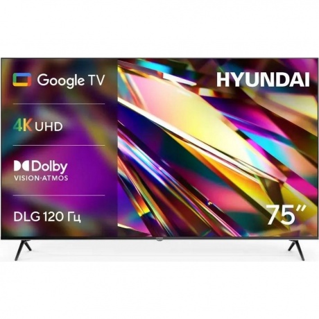 Телевизор Hyundai H-LED75BU7011 75" 4K Ultra HD LED Smart Google TV Frameless черный
Телевизор Hyundai H-LED75BU7011 75" 4K Ultra HD LED Smart Google TV Frameless черный