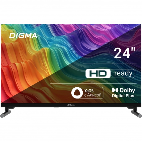 Телевизор Digma DM-LED24SBB32 24" HD LED Smart Яндекс.ТВ Frameless черный
Телевизор Digma DM-LED24SBB32 24" HD LED Smart Яндекс.ТВ Frameless черный