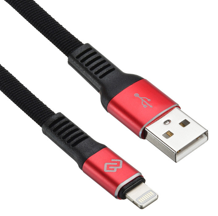 Кабель Digma USB A (m) Lightning (m) 0.15м черный/красный плоский
Кабель Digma USB A (m) Lightning (m) 0.15м черный/красный плоский