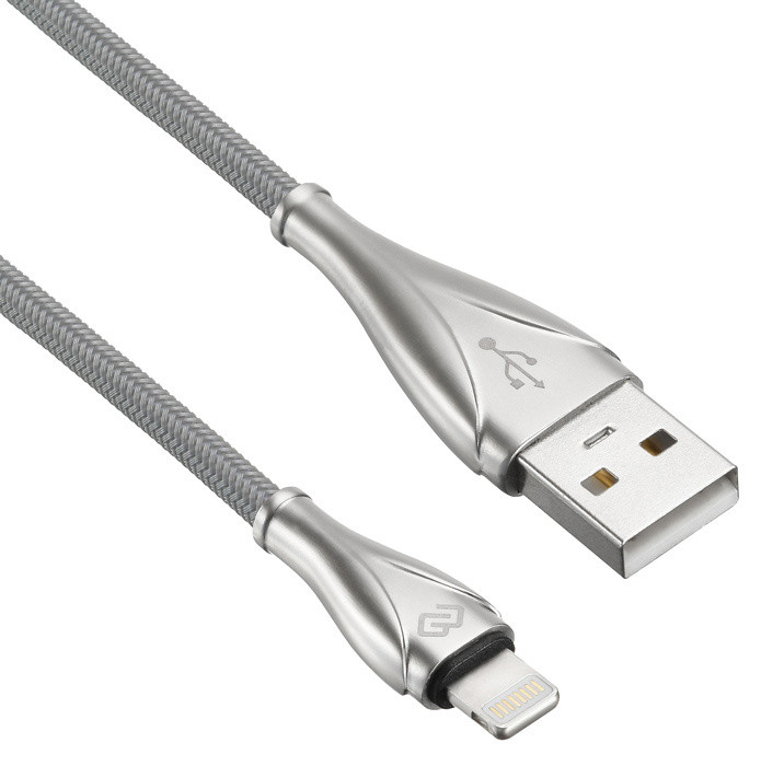 Кабель Digma USB A (m) Lightning (m) 1.2м серебристый
Кабель Digma USB A (m) Lightning (m) 1.2м серебристый