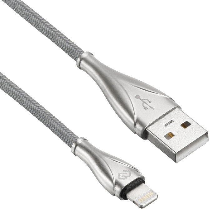 Кабель Digma USB A (m) Lightning (m) 3м серебристый
Кабель Digma USB A (m) Lightning (m) 3м серебристый