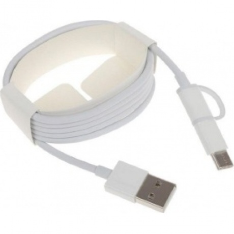 Кабель двойной Xiaomi Mi 2-in-1 USB Cable Micro USB to Type-C (30cm) SJV4083TY
Кабель двойной Xiaomi Mi 2-in-1 USB Cable Micro USB to Type-C (30cm) SJV4083TY