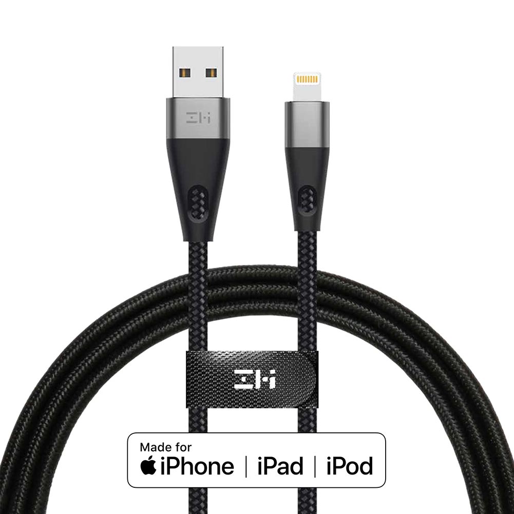 Кабель Xiaomi AL886 USB - Lightning ZMI MFi 200cm Black, Черный
Кабель Xiaomi AL886 USB - Lightning ZMI MFi 200cm Black, Черный