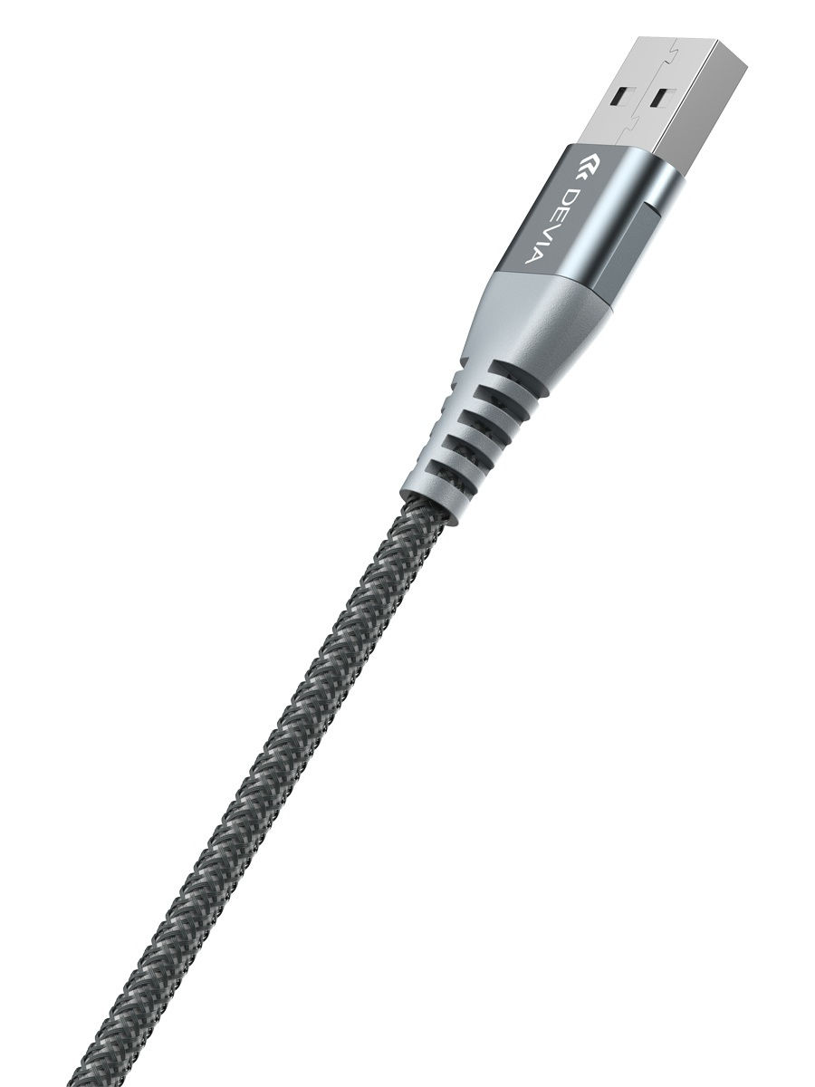 Кабель Devia Braid Series Cable Micro USB 1m - Silver, Серебро
Кабель Devia Braid Series Cable Micro USB 1m - Silver, Серебро