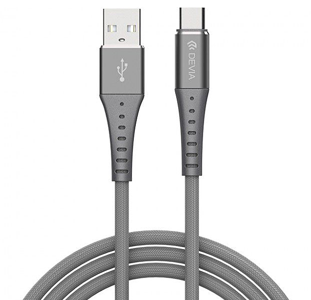 Кабель Devia Pheez 1m Type-C - Grey, Серый
Кабель Devia Pheez 1m Type-C - Grey, Серый