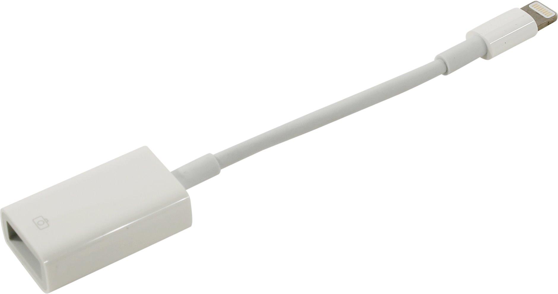 Адаптер Apple USB - Lightning (MD821ZM/A), Белый
Адаптер Apple USB - Lightning (MD821ZM/A), Белый
