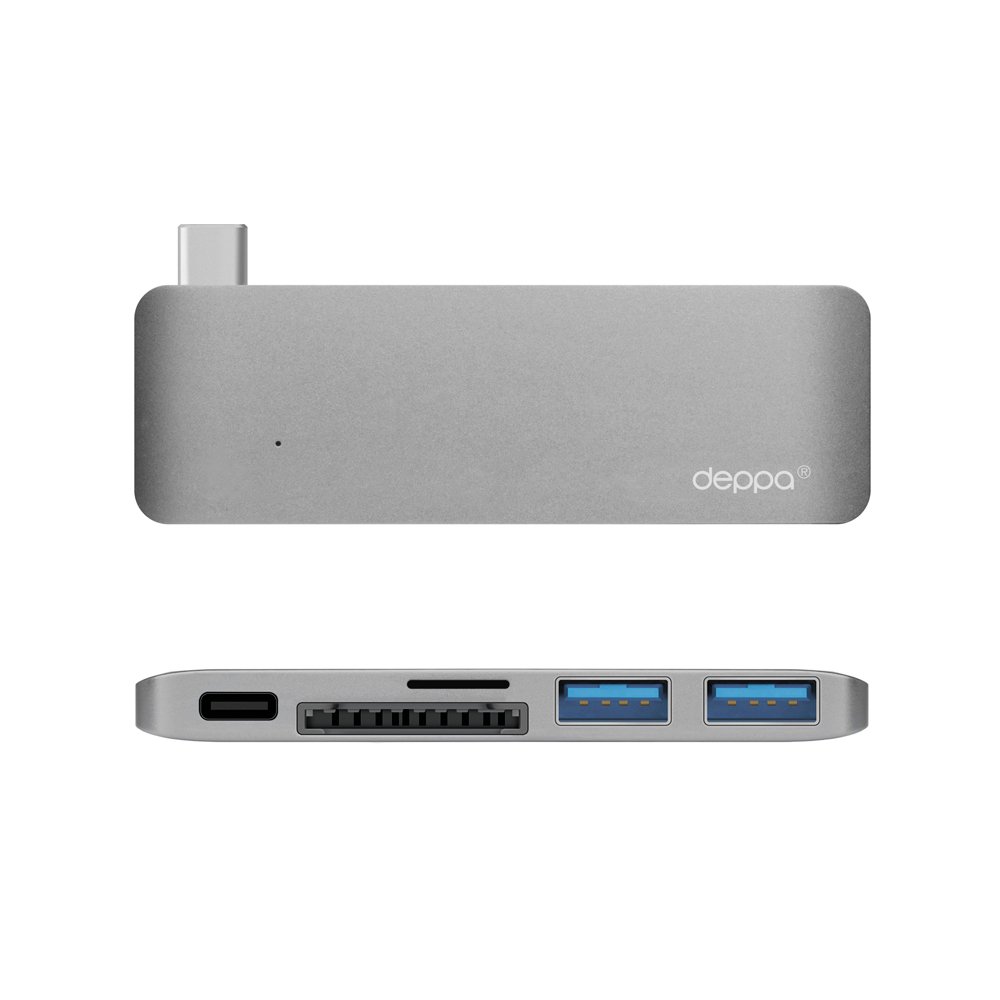 Адаптер Deppa USB-C адаптер для Macbook 5-в-1 графит 72217
Адаптер Deppa USB-C адаптер для Macbook 5-в-1 графит 72217