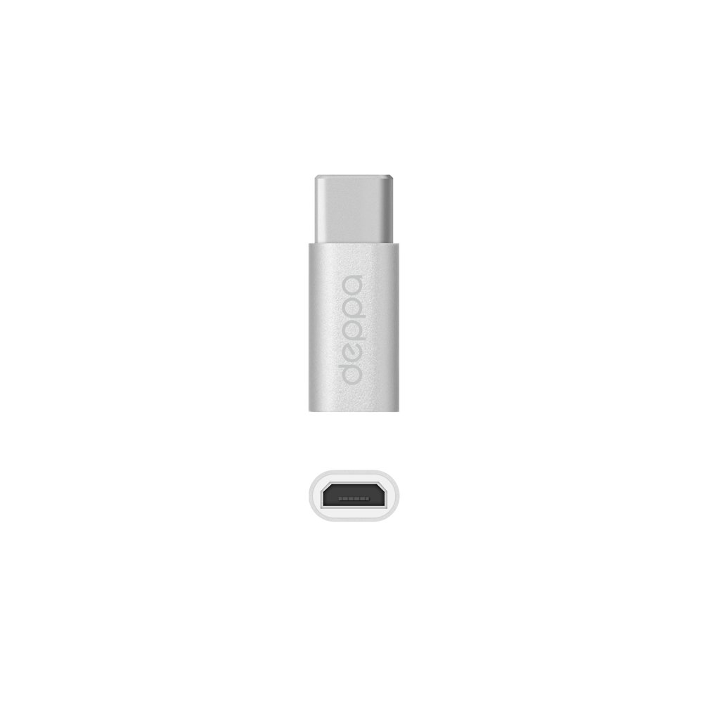 Адаптер Deppa micro USB - USB-C алюминий серебро 73114
Адаптер Deppa micro USB - USB-C алюминий серебро 73114