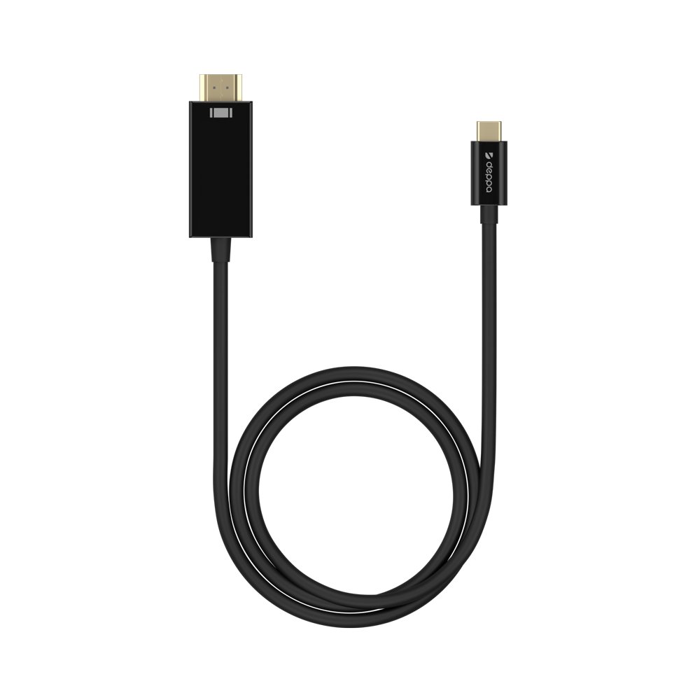 Кабель Deppa USB Type-C - HDMI 4K, 60Hz 1.8м черный 72279
Кабель Deppa USB Type-C - HDMI 4K, 60Hz 1.8м черный 72279