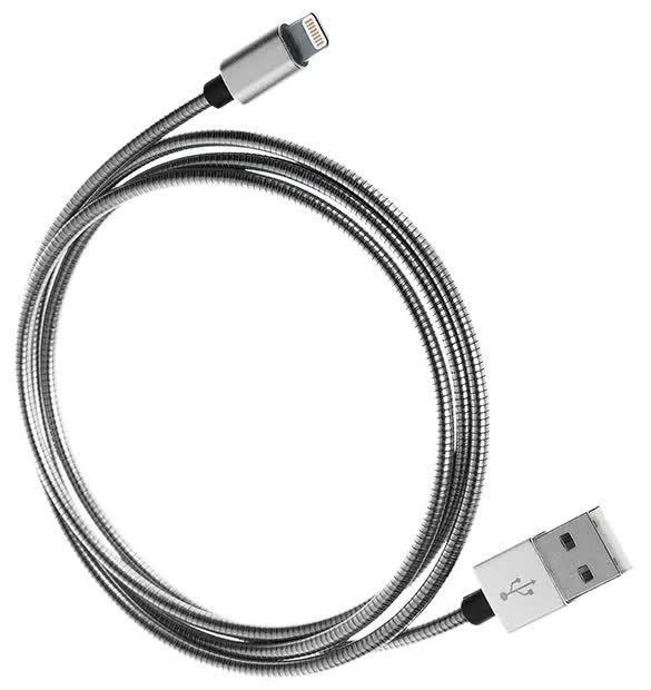 USB кабель Qumo Apple 8-pin 1м (MFI) стальная оплетка Silver, Серебро
USB кабель Qumo Apple 8-pin 1м (MFI) стальная оплетка Silver, Серебро