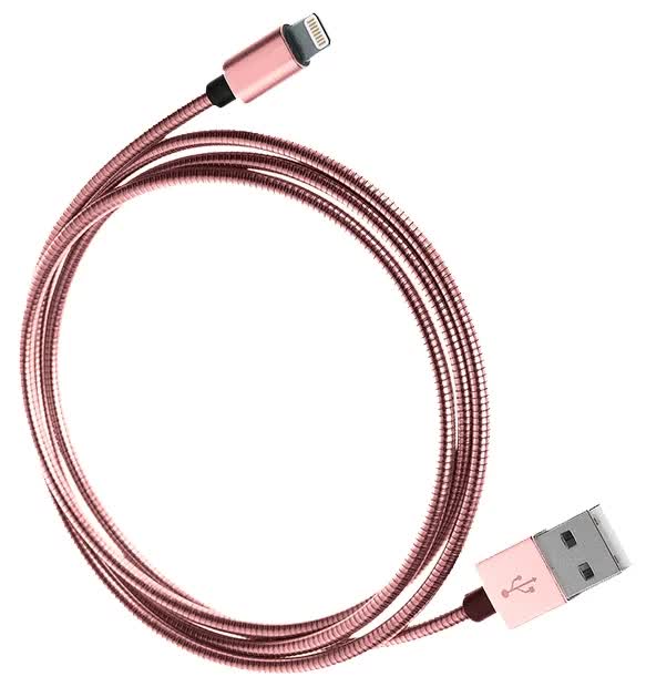 USB кабель Qumo Apple 8-pin 1м (MFI) стальной коннектор Pink Gold, Золото
USB кабель Qumo Apple 8-pin 1м (MFI) стальной коннектор Pink Gold, Золото