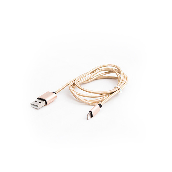 USB кабель Qumo Apple 8-pin 1м (MFI) тканевая оплётка Gold, Золото
USB кабель Qumo Apple 8-pin 1м (MFI) тканевая оплётка Gold, Золото
