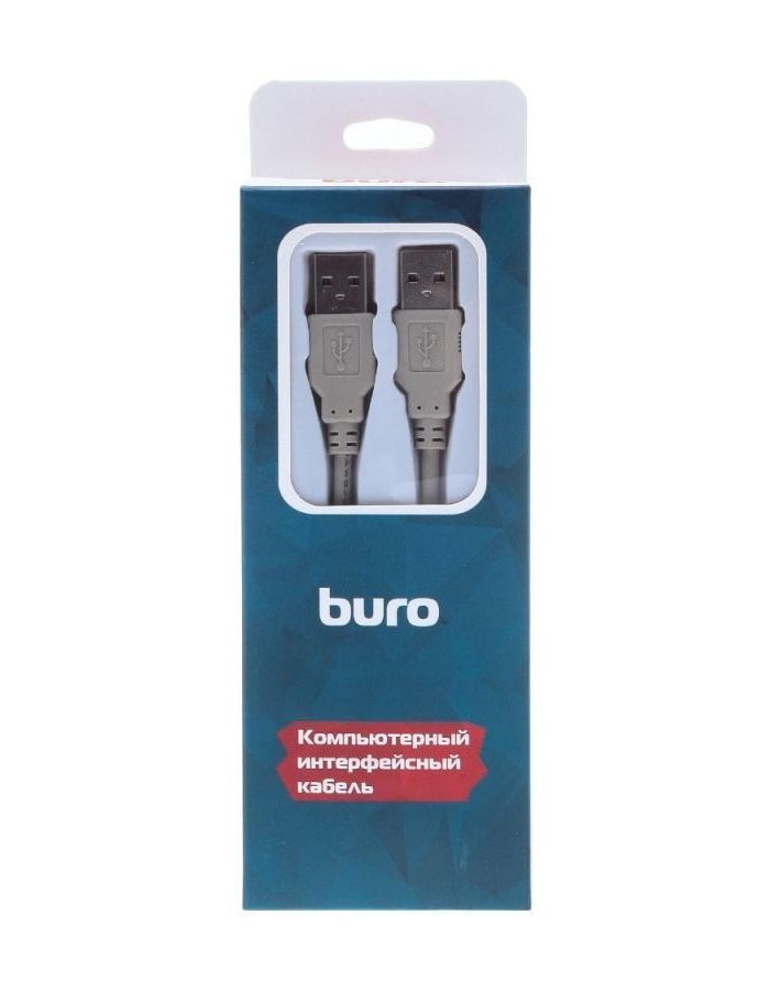 Кабель Buro BHP RET USB_AM18 USB A(m) USB A(m) 1.8м серый блистер
Кабель Buro BHP RET USB_AM18 USB A(m) USB A(m) 1.8м серый блистер
