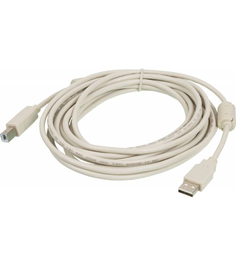 Кабель Ningbo USB A(m) USB B(m) 5м феррит.кольца серый
Кабель Ningbo USB A(m) USB B(m) 5м феррит.кольца серый