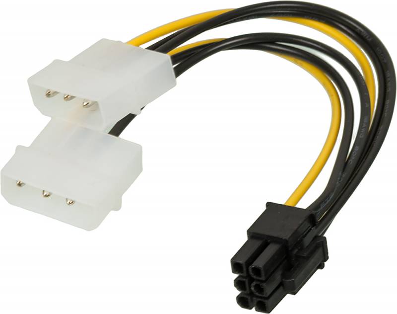 Кабель Ningbo RTL-C32 PCI-E 6pin Molex 8980
Кабель Ningbo RTL-C32 PCI-E 6pin Molex 8980