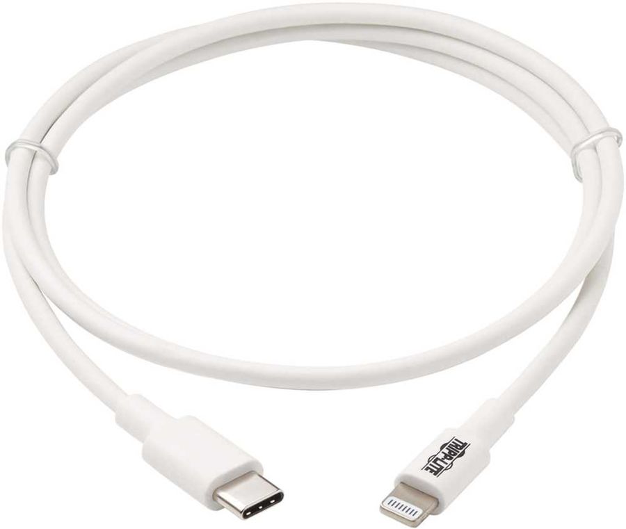 Кабель Tripplite M102-003-WH Lightning (m) USB Type-C (m) 0.9м белый (упак.:1шт
Кабель Tripplite M102-003-WH Lightning (m) USB Type-C (m) 0.9м белый (упак.:1шт