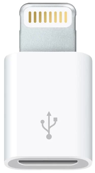 Разъем Apple microUSB - Lightning (MD820ZM/A) белый
Разъем Apple microUSB - Lightning (MD820ZM/A) белый