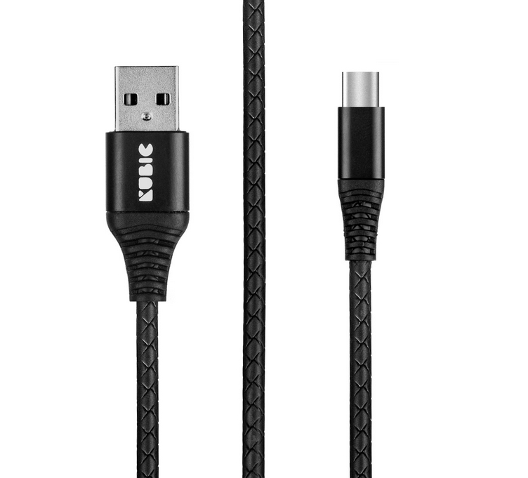 Кабель Kubic C04C Black USB - USB Type-C оплетка под кожу 1м черный
Кабель Kubic C04C Black USB - USB Type-C оплетка под кожу 1м черный