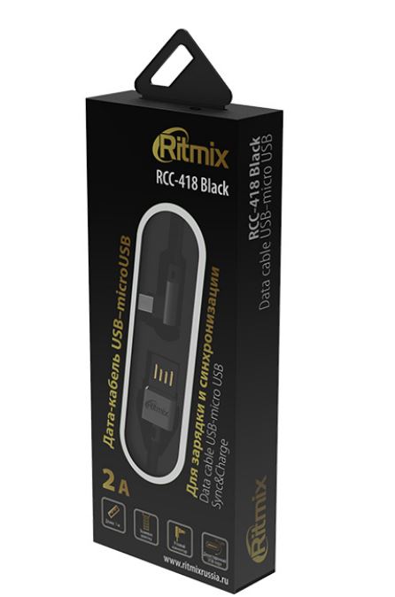Кабель RITMIX RCC-418 Black, Черный
Кабель RITMIX RCC-418 Black, Черный