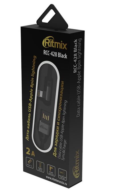 Кабель RITMIX RCC-428 USB-Apple 8pin lightning Black, Черный
Кабель RITMIX RCC-428 USB-Apple 8pin lightning Black, Черный