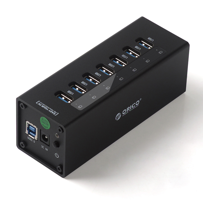 Хаб-разветвитель USB Orico A3H7-SV USB 7-Ports Silver, Черный
Хаб-разветвитель USB Orico A3H7-SV USB 7-Ports Silver, Черный